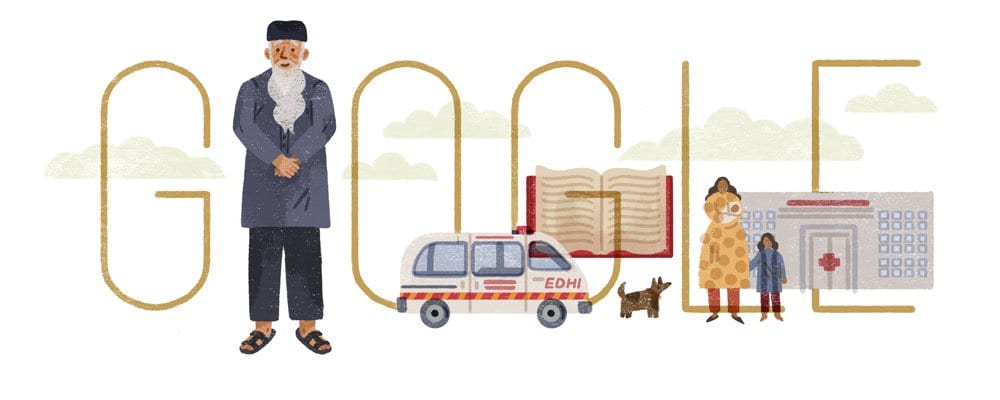 abdul sattar edhis 89th birthday google doodle - WTX News Breaking News, fashion & Culture from around the World - Daily News Briefings -Finance, Business, Politics & Sports
