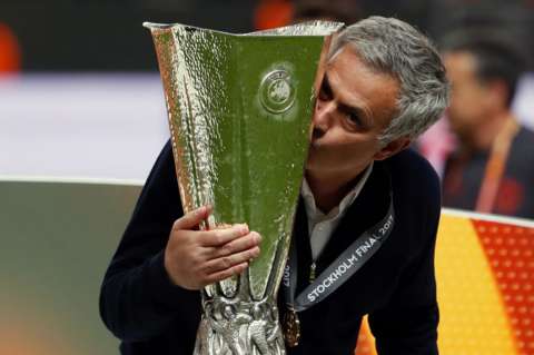 Mourinho Europa league win with Manchester United