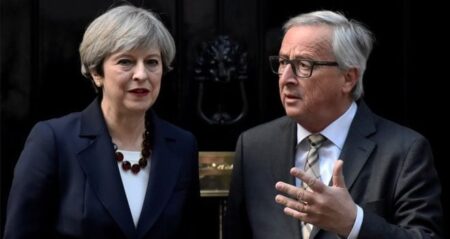 PM with Claude Juncker Following the Dinner meeting