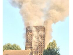 London fire fatalities confirmed- eye witness footage