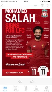 Mohamed Salah Signs for LFC – Done Deal