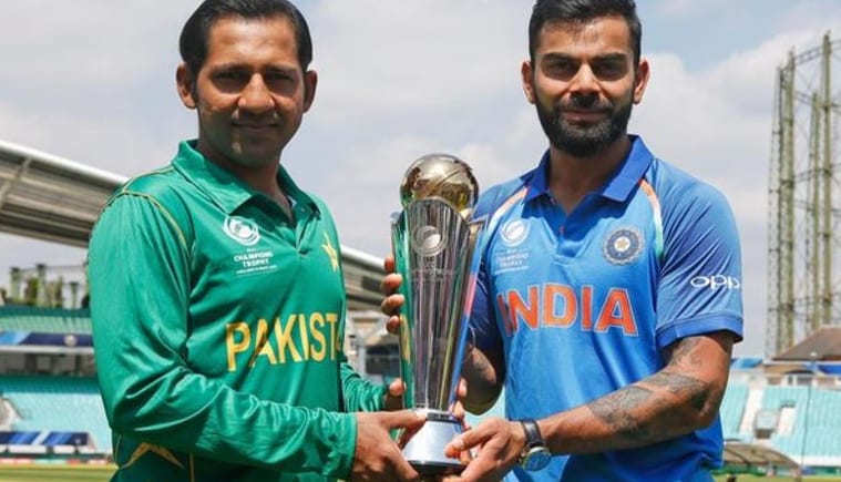 Pak v India Champions trophy final Sarfraz & Kohli