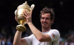 Defending champion: Andy Murray into round three