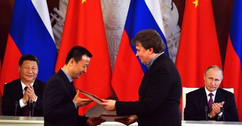 Russian President Vladimir Putin and Chinese leader Xi Jinping