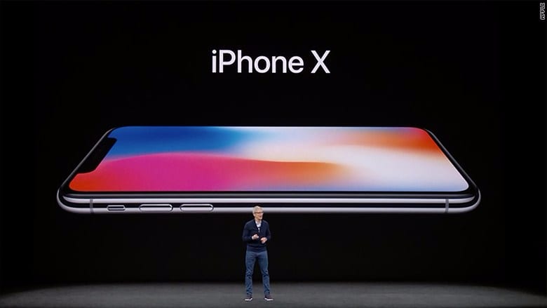 The New Apple iPhone X released yesterday 12th September 2017