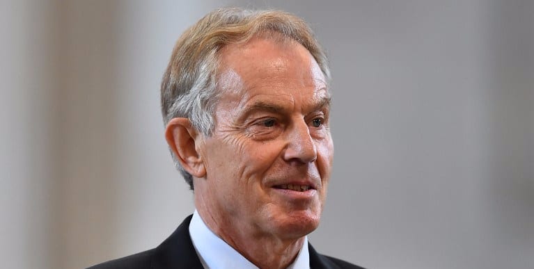 The former Primes Minister Tony Blair