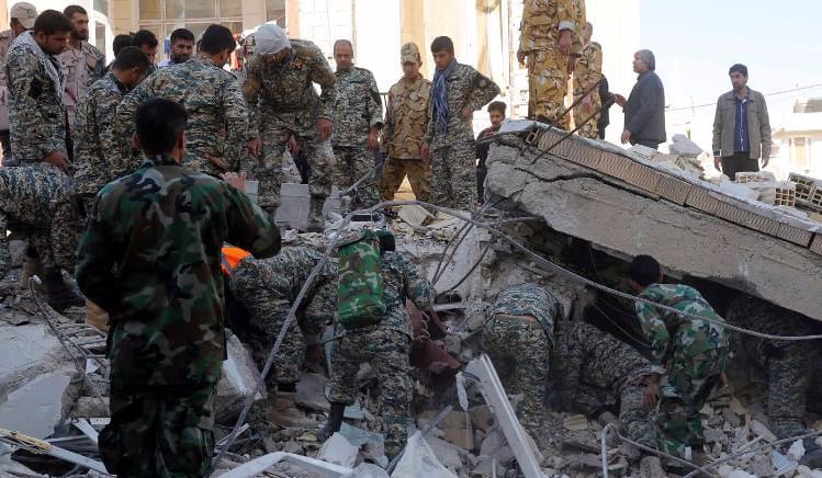 A 7.3 MAGNITUDE EARTHQUAKE HAS STRUCK IN IRAQ AND IRAN