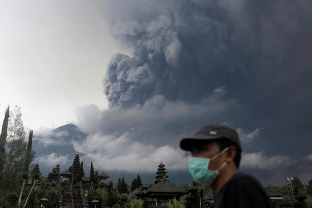 according to officials magma -- molten rock -- has been detected close to the surface of the volcano.