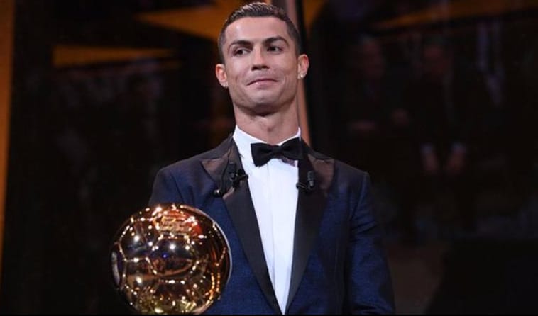 Real Madrid forward Cristiano Ronaldo beat Barcelona's Lionel Messi to win the Ballon d'Or award for the fifth time
