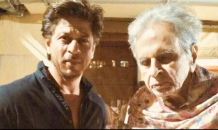 SRK with Dilip Kimar