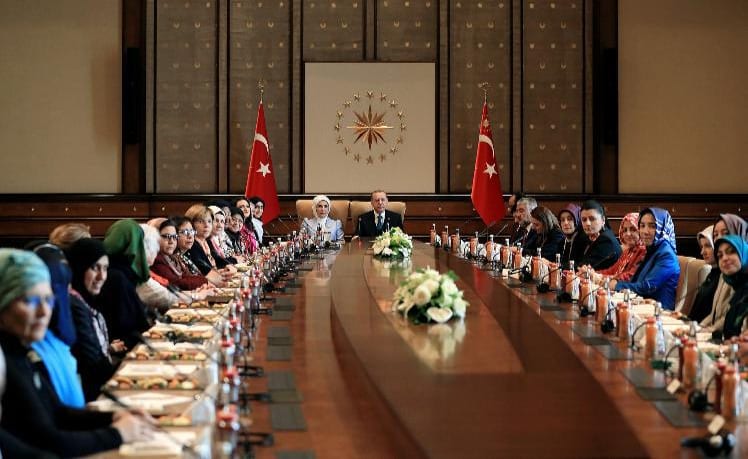 The Convoy of Conscience meeting with the Turkish President Erdogan