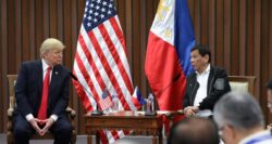 Donald Trump and Rodrigo Duterte_in Manila 2017 sharing stories