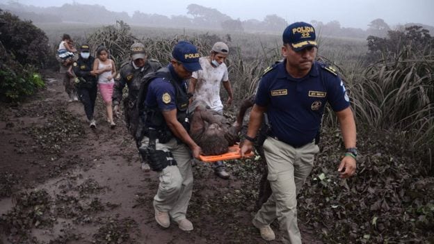 Dozens die as Fuego volcano erupts - Guatemala volcano