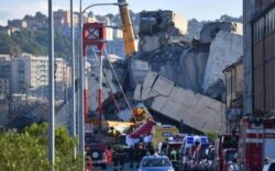 The Morandi Bridge, also known as the Polcevera Viaduct collapsed on Tuesday killing 40 people