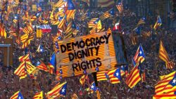 Catalonia Independence one year on - Yvonne Ridley Takes to the streets of Barcelona