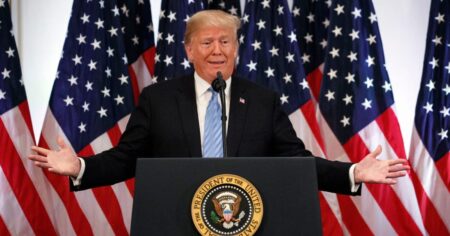 President Donald Trump speaks during a press conference on Sept. 26, 2018
