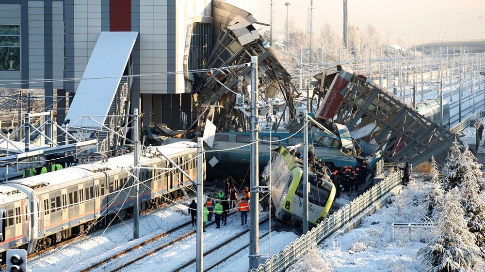 Ankara Train Crash December 12 2018, killing 9 people