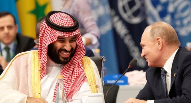G20 updates as Saudi prince laughs off his troubles with Putin