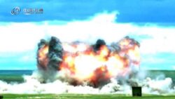China launches the biggest non-nuclear bomb ever
