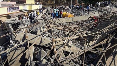 Two dead as India building collapsed – 150 trapped!