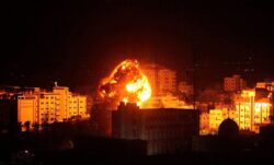 Israelis blitz targets across Gaza after a rocket attack