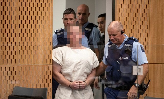 The man accused of killing 49 people in an attack on two New Zealand mosques has appeared in court in Christchurch.