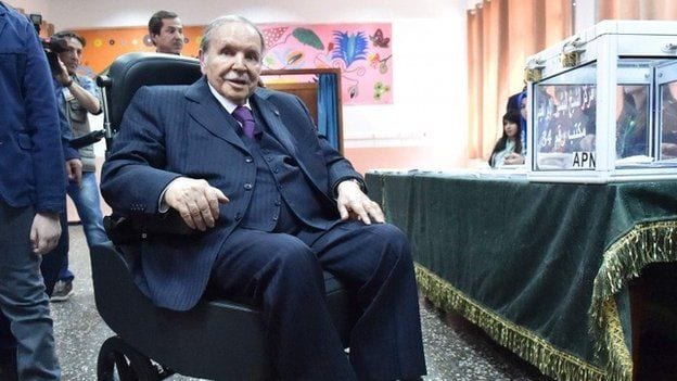 Algerian President Abdelaziz Bouteflika resigns following aggressive protests by the Army