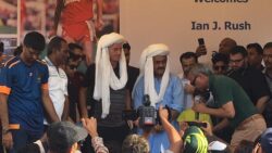 Ian Rush lands in Karachi to inspire the local footballers