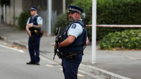 New Zealand police have arrested a man following a bomb threat in Christchurch