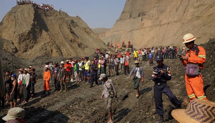 landslide in northern Myanmar engulfed jade miners while they were sleeping, the latest deadly accident in a notoriously dangerous industry.