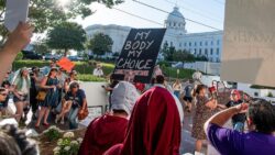 Ducking stool politics in Trump’s America as abortion is outlawed in Alabama by men