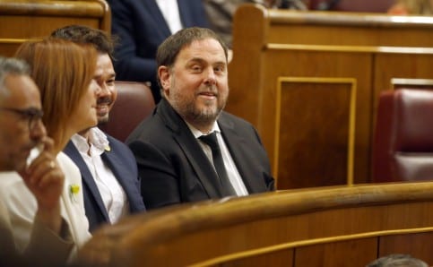Junqueras in Congress blocked from joining the EU by Spain's Supreme Court