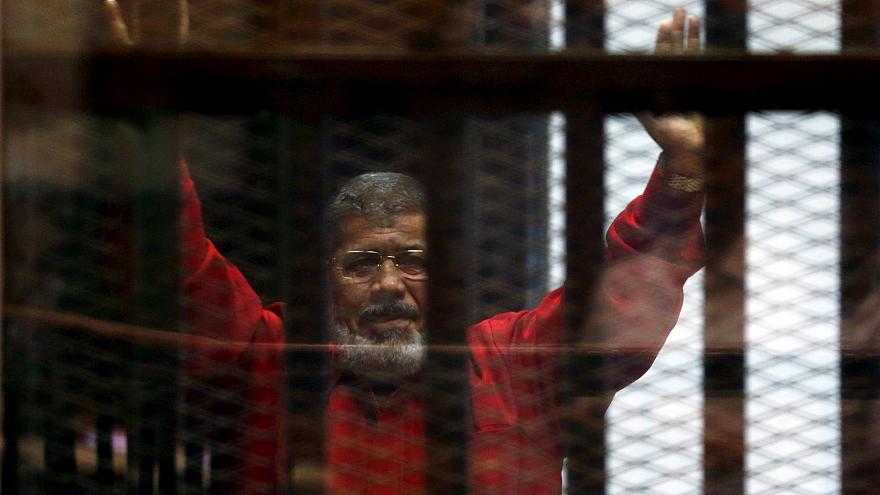 Former Egyptian president Mohamed Morsi died on Monday after he collapsed in his cage after speaking in court