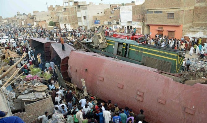Train collision in Baluchistan, Pakistan killing at least three with injured in hospital