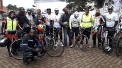 Amazing Kenyan Muslims cycle for Hajj