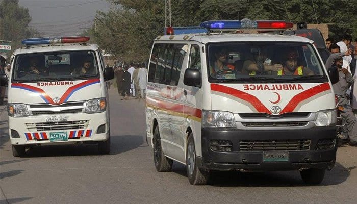 In a suicide attack on District Headquarter Hospital and firing at a police check-post
