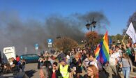 pride parade in polish city is met with violence