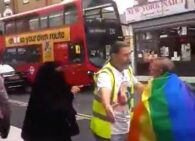 woman arrested for homophobic abuse