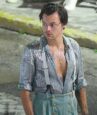 Harry Styles spotted making new music video