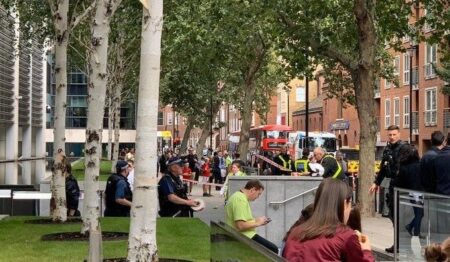 Government worker stabbed outside the Home Office