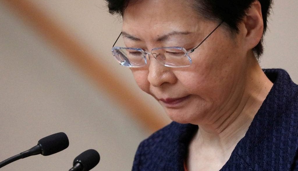 Hong Kong: Lam would quit if she could