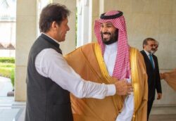 The Prime Minister Imran Khan of Pakistan met with the Crown prince MBS in Jeddah