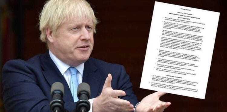 Brexit: No-deal document published