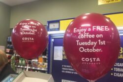 Costa Tuesday – people queuing in the rain as machines breakdown