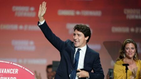 Justin Trudeau-wins -Canadian-election with a slim majority