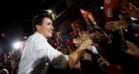 Trudeau’s Liberals to form Canadian minority government: TV projections