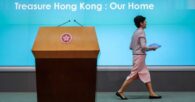 Lam abandons speech as Hong Kong lawmakers say she has ‘blood on her hands’