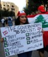 Lebanese protesters reject the president’s appeal for talks