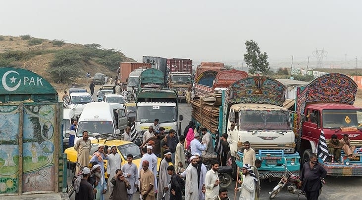 Demonstrations in Pakistan are causing serious unrest as the 'people' want Khan out