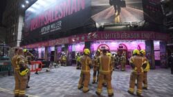 Picadilly theatre evacuated after ceiling collapses during show